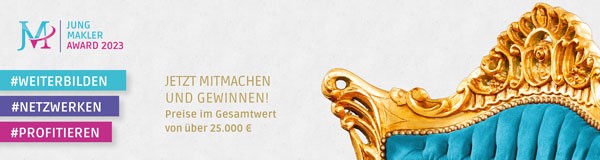 Banner des Jungmakler Awards, Preise von über 25000€